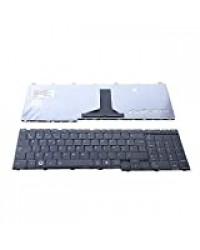 KINPOWER Clavier AZERTY Français pour Toshiba Satellite L750 L755 L770 L775 Noir