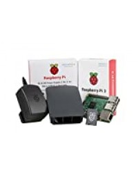 Kit de démarrage Officiel Raspberry Pi 3 (16 Go, Noir) Single 16 go Noir