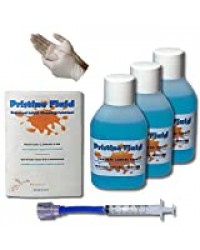 Kit de nettoyage Pristine Fluid pour imprimante Canon, HP, Kodak. Nettoyant pour déboucher, nettoyer les têtes d'impression et buses (50 ml)