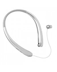 LBFXQ Neckband Casque Bluetooth dans L'oreille Écouteurs sans Fil Casque Stéréo Bilatérale Imperméable Et Sweatproof Compatible avec Divers Appareils Bluetooth,Noir