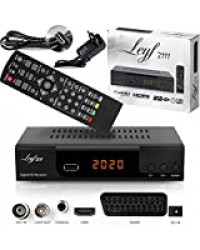 Leyf 2111C Récepteur de Câble Combo - TNT HD pour TV - Adaptateur TNT HD -Décodeur DVB-T/T2 et DVB-C/C2 Decodeur Boitier TNT - Tuner TNT - WiFi en Option + Câble HDMI
