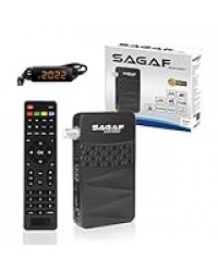 Leyf & Sagaf SUD-0507 Mini Récepteur Satellite - DVB-S2 - Récepteur Satellite - Récepteur Numérique Full HD 1080p (HDTV, Scart, USB) Astra Hotbird Turksat, Uniquement pour Les chaînes allemandes