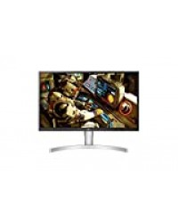 LG UltraFine 27UL550-W, Moniteur IPS UHD 4K 27'' (3840x2160, 5ms, sRGB 98%, HDMI, Display Port, HDR, FreeSync, Ajustable Hauteur, Pivotable)