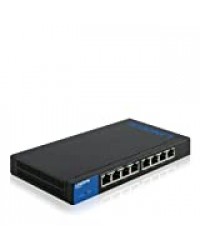 Linksys LGS308-EU Commutateur Gigabit intelligent administrable à 8 ports pour professionnels