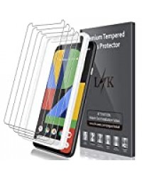 LK Verre Trempé pour Google Pixel 4XL [Lot de 4], Anti Rayures Film Transparent Protection écran [Haute Définition][Facile à Kit d'installation] sans Bulles Film de Protection d'écran