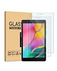 Lspcase Galaxy Tab A 8.0" 2019 Protection d'Écran [Lot de 2] Verre Trempé HD Film Protecteur Ecran 9H Verre Trempé Film Protection Ecran pour Samsung Galaxy Tab A 8.0 Pouces Pouces SM-T290 / SM-T295