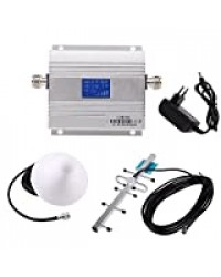 Ltopow Nouveau LCD GSM 2G 900MHz Signal Booster Amplificateur de Signal de Mobile Amplificateur + Kit d'Antenne (Argent)