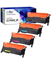 LxTek Compatible Cartouches de Toner Remplacement pour Samsung 404S CLT-P404C pour Xpress SL C430 C430W C480 C480W C480FN C480FW (1 Noir/1 Cyan/1 Magenta/1 Jaune, 4-Pack)