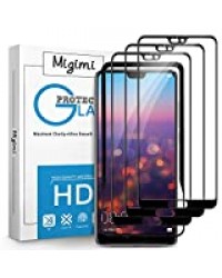 Migimi Verre Trempé pour Huawei P20 [Lot de 3], 9H Dureté Film Protection écran, Couverture Complète, Anti-Rayures, sans Bulles, Haute Définition Film de Protection d'écran pour Huawei P20