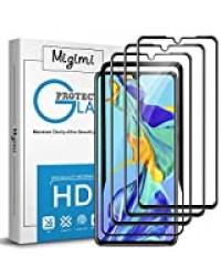 Migimi Verre Trempé pour Huawei P30 [Lot de 3], 9H Dureté Film Protection écran, Couverture Complète, Anti-Rayures, sans Bulles, Haute Définition Film de Protection d'écran pour Huawei P30