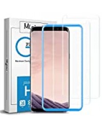 Migimi Verre Trempé pour Samsung Galaxy S8 [Lot de 2], 9H Dureté Anti-Rayures Film Protection écran, Haute Définition, sans Bulles, Ultra Résistant pour Samsung Galaxy S8 (Transparent)