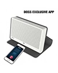 Mikki Kmaxx - Doss Wireless Speaker, V4.0 portable Bluetooth et un système Wi-Fi Music Prise en charge AirPlay, DLNA, Spotify, Aux in, batterie intégrée rechargeable, Mains libres (DS)