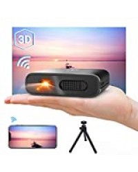 Mini Videoprojecteur WiFi - Artlii Mana, Pico projecteur Portable, retroprojecteur Soutien Full HD,Trapèze Automatique, Compatible avec iphone Android, Macbook, Switch pour Films, Jeux, cadeau de Noël