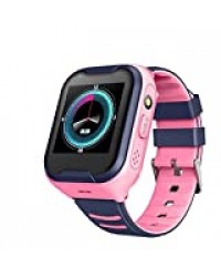 Montre GPS Pour Enfants,IPX7 Etanche 4G Enfants Montre Intelligente GPS Pour IOS Android,avec Chat Vocal Vidéo Paiement SOS Réveil Avec Caméra,Tracker GPS/LBS,Montre 680MAH GPS Tracker Pour Garçons.