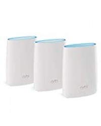 NETGEAR Système WiFi Mesh Tri-Bandes Orbi (RBK53), AC3000, pack de 3, un WiFi partout dans la maison, WiFi beaucoup plus performant que votre box, 525m², idéal pour les murs épais, Contrôle Parental