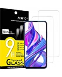 NEW'C Lot de 2, Verre Trempé Compatible avec Honor 9X, Honor 9X Pro, Huawei P Smart Z Film Protection écran sans Bulles d'air Ultra Résistant (0,33mm HD Ultra Transparent) Dureté 9H Glass