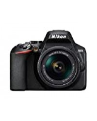 Nikon D3500 Appareil Photo Reflex 24 MP (Full HD, ISO 100–25600, système autofocus, Mode Guide, LCD, SnapBridge) – Kit avec Objectif AF-P 18/55VR, étui et Livre – Version Nikonistas