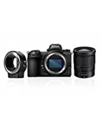 Nikon Hybride Z6 avec Objectif Z 24-70 mm f/4 S/FTZ Bague d'Adaptation + Carte 64GB XQD