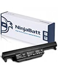 NinjaBatt Batterie A32-K55 pour ASUS Q500 Q500A R503U R503A R503C K55VD X75VD K75VM K75VD K75DE K55 K55N K55VM K45VS K45VJ K55DR K55VS R400 R500 R700 A32-K55X A33-K55 - [6 Cellules/4400mAh/48Wh]