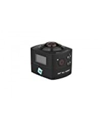 NK AC3078-360 Caméra d'action 360° 8 Mpx avec Grand Angle Boîtier Waterproof Inclus WiFi Full HD 1080p LCD 2" Noir