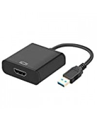 NOBRAND QingDaoFuLongGuanHuangMuYeGongSi HD 1080P HDMI vers USB 3.0 Câble adaptateur Convertisseur pour PC Portable HDTV TV LCD, 1 pièce.