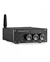 Nobsound TPA3116 Amplificateur numérique Bluetooth 4.2, 200 W (2 x 100 W), HiFi, stéréo, classe D, avec alimentation