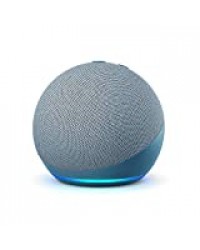 Nouvel Echo Dot (4e génération), Enceinte connectée avec Alexa, Bleu-gris