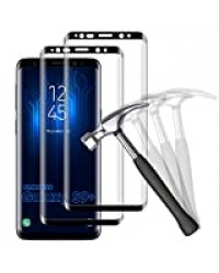 NUOCHENG Verre Trempé pour Samsung Galaxy S9 Plus [Lot de 2], Anti Rayures,Haute Définition,sans Bulles,Dureté 9H Film Protection en écran Protecteur Vitre pour Samsung S9 Plus