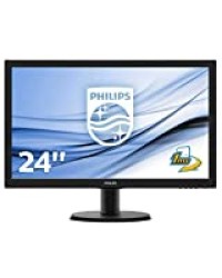 Philips 243V5LHSB Écran PC Gaming 23.6" (Full HD 1920 x 1080, 1 ms, VGA/HDMI/DVI)