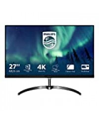 PHILIPS 276E8VJSB, Moniteur Uhd 4K (Résolution 3840 X 2160, Antiscintillement, Mode Bleu Faible, 5Ms, Ips, Hdmi, Displayport), HDMI, 27 Pouces, Noir