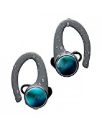 Plantronics BackBeat FIT 3100 Écouteurs sportifs sans fil semi intra-auriculaires, True Wireless, IP57 avec boîtier de charge, gris