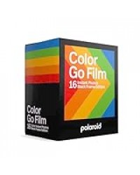 Polaroid 6211 Film couleur pour Go - paquet de deux - cadre noir, 16 films (l'emballage peut varier)