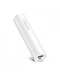 POWERADD ENergyCell Petite Batterie Externe 5000mAh Ultra Légère avec la Sortie 2.4A Mini Power Bank pour iPhone, Samsung, Huawei, Xiaomi, Wiko etc. - Blanc