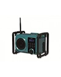 Radio pour Chantier DENVER WRD-50. Tuner Radio numérique Dab+ et FM. Connexion Bluetooth, USB et entrée AUX. Très Robuste. Puissance de Sortie : 5 W. Batterie Rechargeable ou Alimentation électrique.