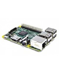 Raspberry Pi Carte Mère Raspberry Pi 2 Type B (Processeur 900MHz, 1 Go de RAM, 4 x USB, 1 x HDMI, 1 x RJ45, 1 x Jack, lecteur de cartes SD)