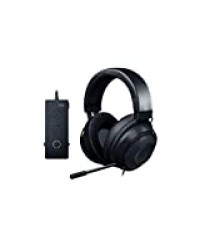 Razer Kraken Tournament Edition - Casque de Jeu Esports avec Contrôleur Audio USB, THX Spatial Audio, pilote 50 mm, Compatibilité Multiplateforme, Noir