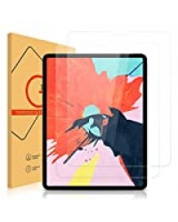 ROVLAK Verre Trempé pour iPad Pro 12.9 (2020) Film de Protection d'écran, Haut Définition Anti Rayures, sans Bulles, Dureté 9H Écran Protecteur pour iPad Pro 12.9 (2020)