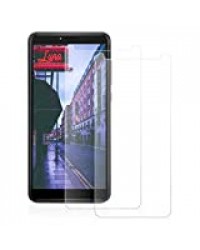 ROVLAK Verre Trempé pour Wiko Y61 Protection Ecran [2 Pièces] Flim Protection Dureté 9H Haut Définition Anti Rayures sans Bulles Tempered Glass Screen Protector pour Wiko Y61