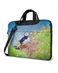 Sac à bandoulière pour Ordinateur Portable 14 Pouces, Bird Island Atlantic Briefcase Protective Bag