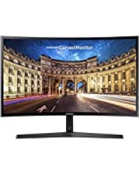 Samsung C24F396FHU, Ecran PC Incurvé, Dalle VA 24'', Résolution Full HD (1920 x 1080), 60 Hz , 4ms, AMD FreeSync, Noir Brillant