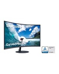 SAMSUNG C32T550FDU Ecran PC Incurvé 1000R, Dalle VA 32", Résolution Full HD (1920 x 1080), 75 Hz, 4ms, AMD FreeSync, Noir