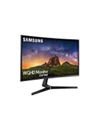 Samsung Ecran 32'' Curved C32JG50QQU 2560x1440 WQHD - 178°/178° 1800R 300cd/m2-3000:1-4ms/144hZ- Gris Ajustable Hauteur/Pivot/INCL/Rot Noir