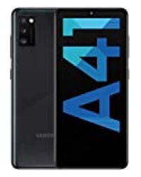 Samsung Galaxy A41 Smartphone débloqué (Super AMOLED - Double SIM - 4 Go RAM, 64 Go ROM - Android 10.0) Noir