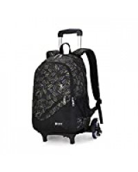 Schutzhülle Angeboten Trolley Tasche Geschenke Schulrucksack Rucksack mit Rollen 2 in 1 Schultasche Roulette Gepäck Kabine Freizeit Reise Kind Mädchen Junge