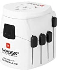 Skross Adaptateur de Voyage Pro Monde