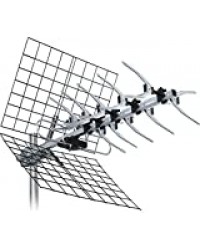 SKT SL23–01 Antenne terrestre UHF 23 éléments pour TNT DVB-T2 HD gain 10-12 dB