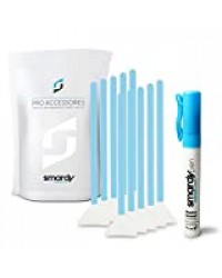 smardy - Kit Nettoyage Camera Sensor Cleaner - avec 10x Sensor Clean Swab Microfibre 24mm + Rogge® All Natural TFT/LCD/Lens Cleaner - Nettoyeur d'écran - sans Alcool Antistatique - 10ml Sprayer