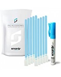 smardy - Kit Nettoyage Camera Sensor Cleaner - avec 5X Sensor Clean Swab polyuréthane 12mm + Rogge® All Natural TFT/LCD/Lens Cleaner - Nettoyeur d'écran - sans Alcool  Antistatique - 10ml Sprayer