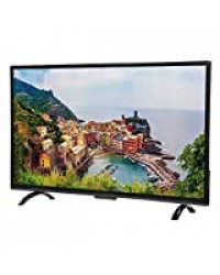 Smart TV, 4K/HDR/HD/Curvature Grand écran incurvé Téléviseur 55 Pouces （HDMI/USB/VGA avec hVoice Control Bundle avec Ultra Haute Définition 4K HDMI(3)