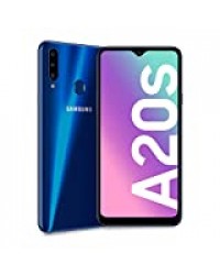 Smartphone Samsung Galaxy A20S, bleu, 6,5’’, CAM (13+8+5)/8 Mpx, OC 1,8 GHz, 32 Go, 3 Go de RAM - Android - 4G - Dual SIM